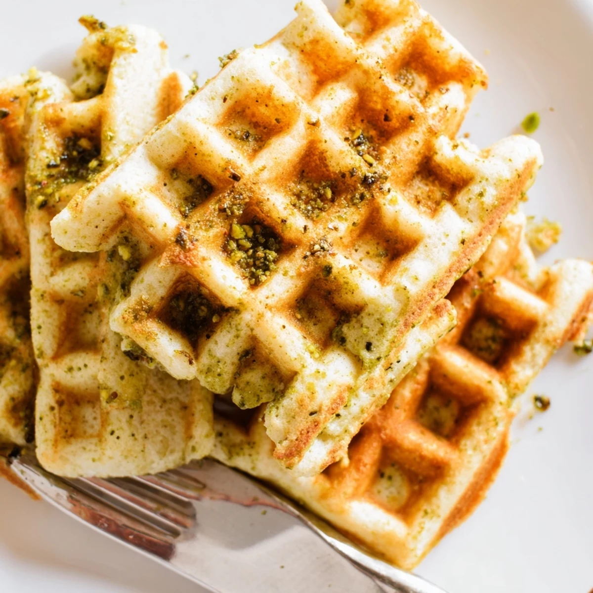 Matcha Pumpkin Muffin Waffles #92
