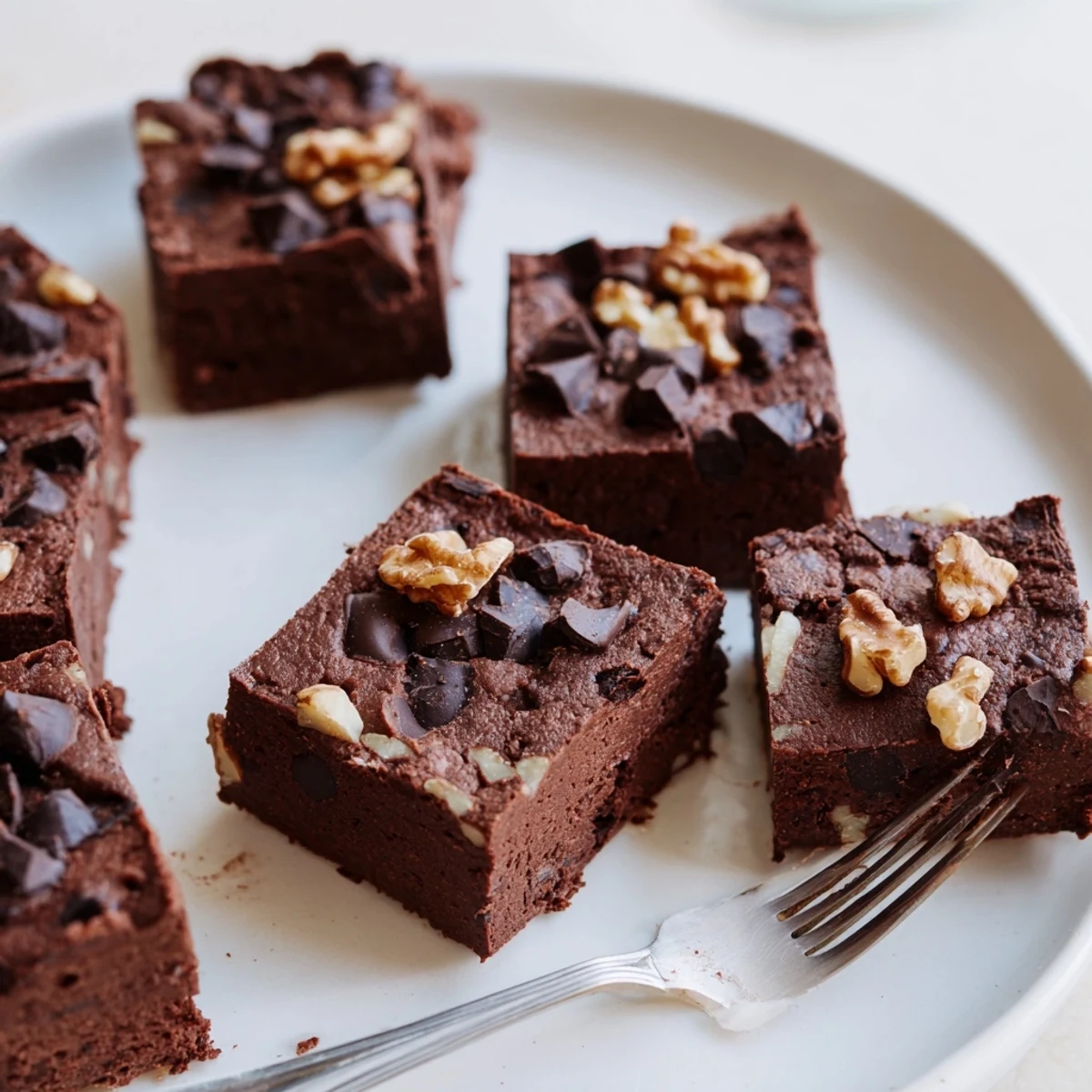 Decadent zero-waste brownies featuring nut-milk pulp for a guilt-free treat.  