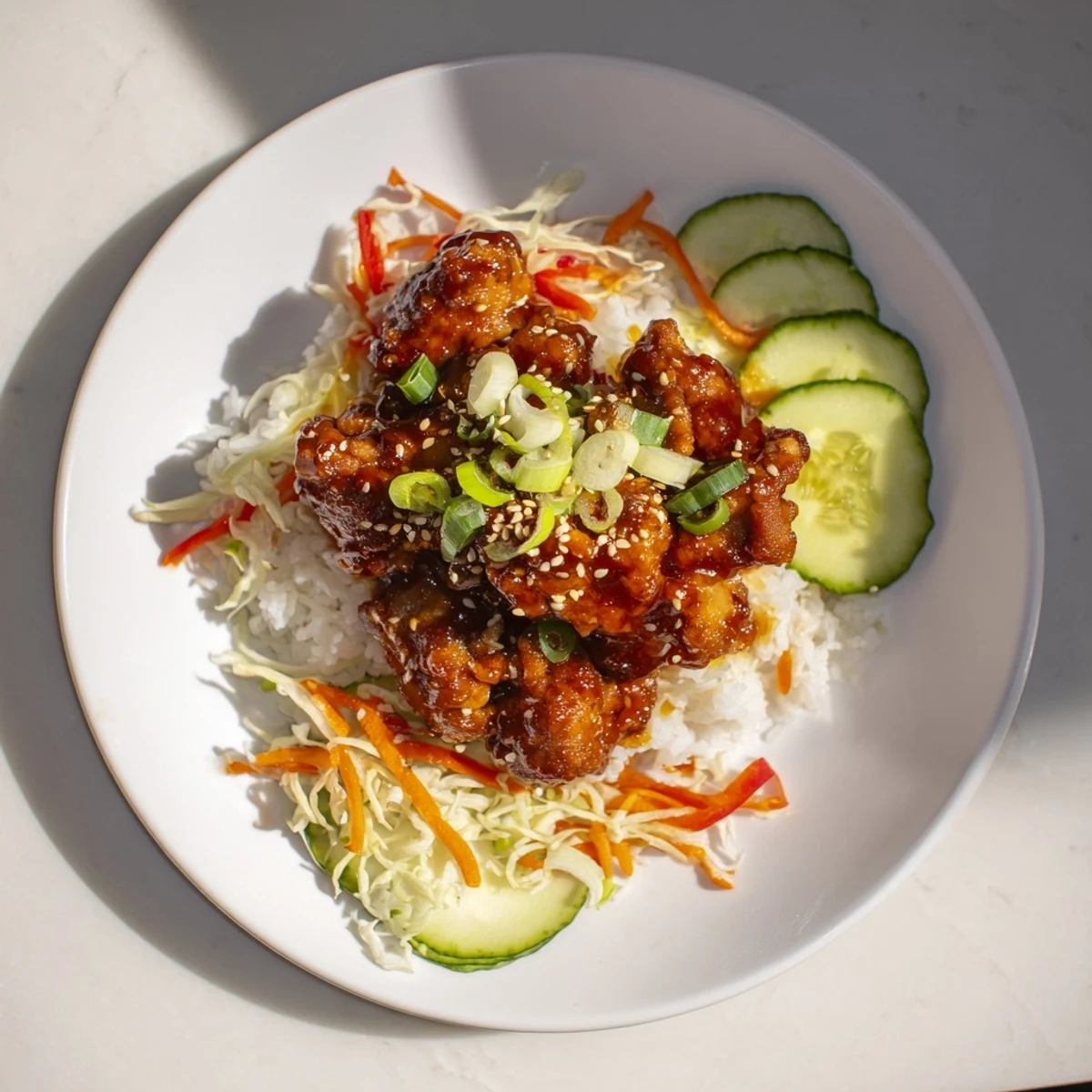 Sriracha Honey Chicken Bowl