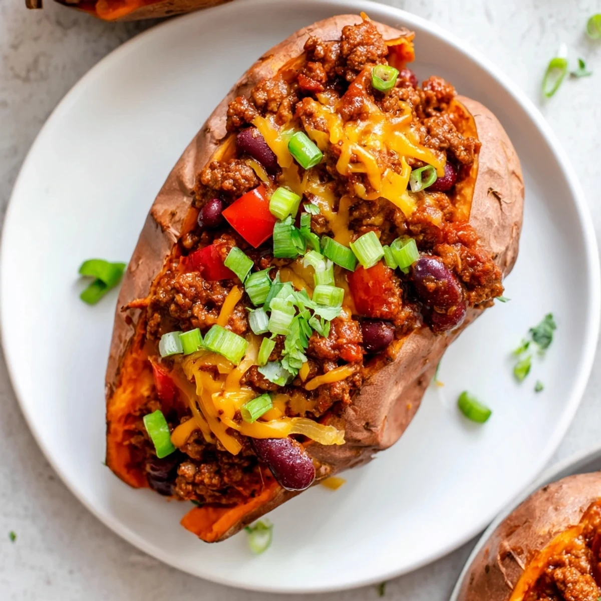 Baked Sweet Potato Chili