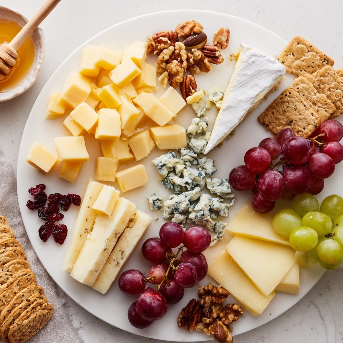 Cheese Fruit Cranberry Grape