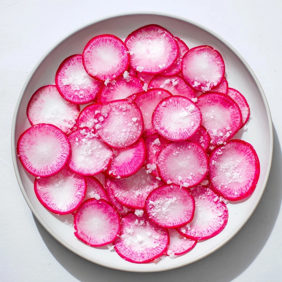 Radish Slices with Sea Salt