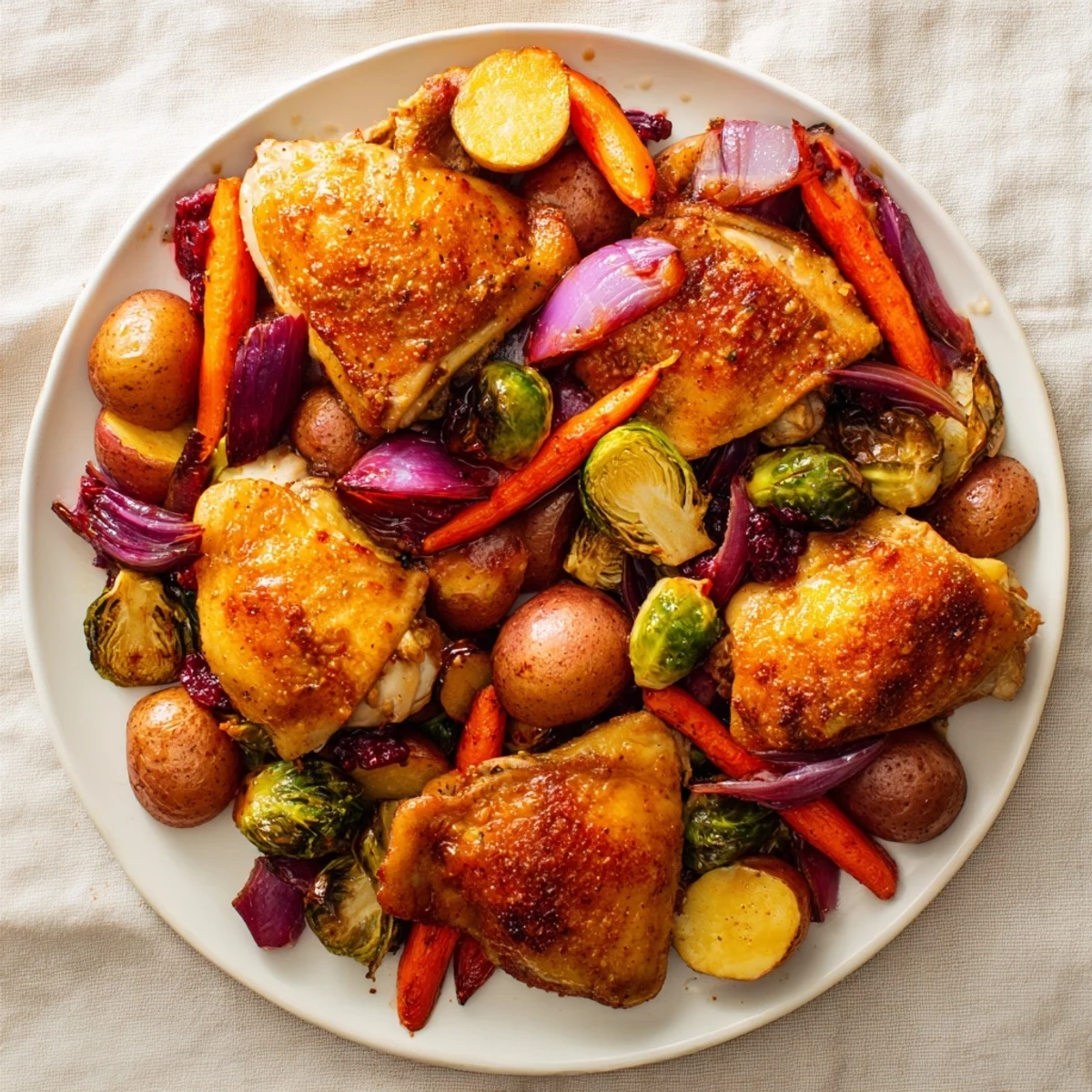 Sheet Pan Chicken Cranberry