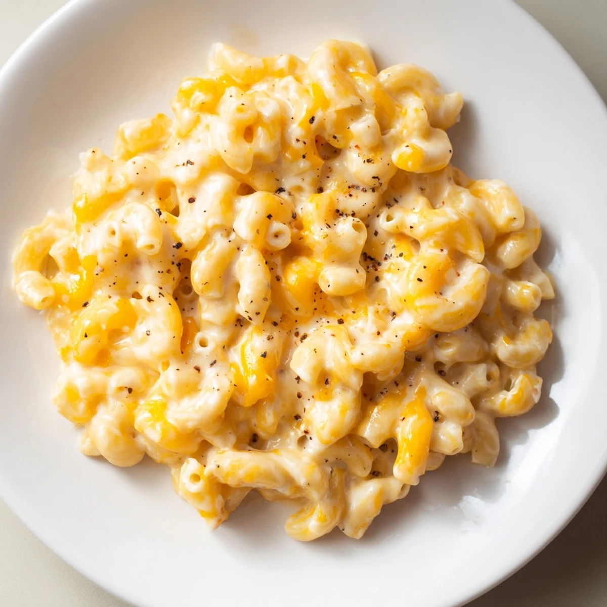 Warm, bubbly Tinis Recession Mac and Cheese fresh from the oven, ready to serve as a comforting meal.