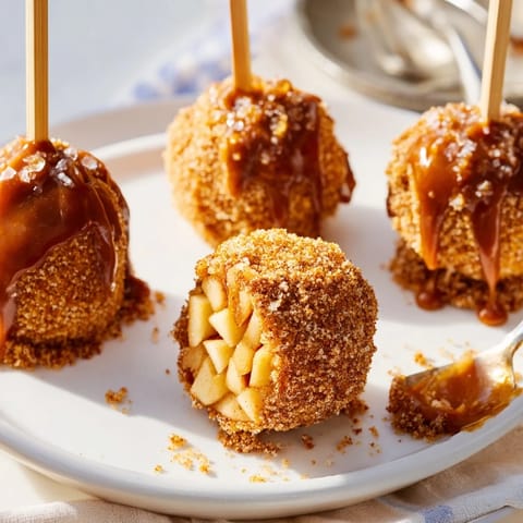 Caramel Apple Churro Cookie Pops