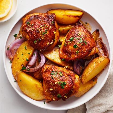 Greek Lemon Chicken Potatoes
