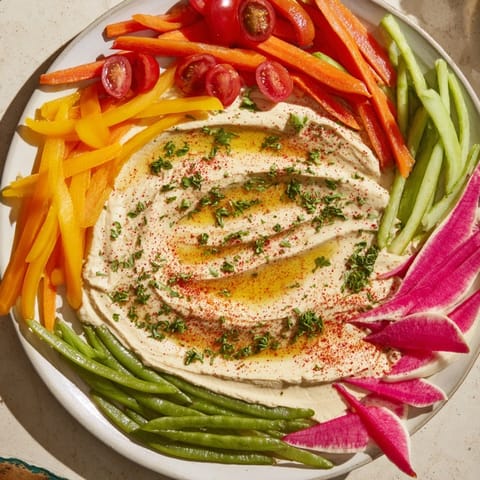 Vibrant Vegetables with Dips