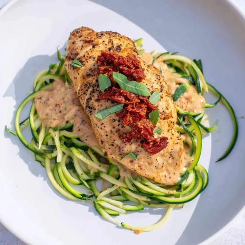 Marry Me Chicken Zoodles