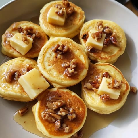 Pancake Brie Bites
