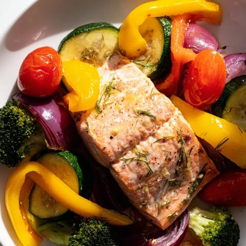 Salmon Sheet Pan Bake