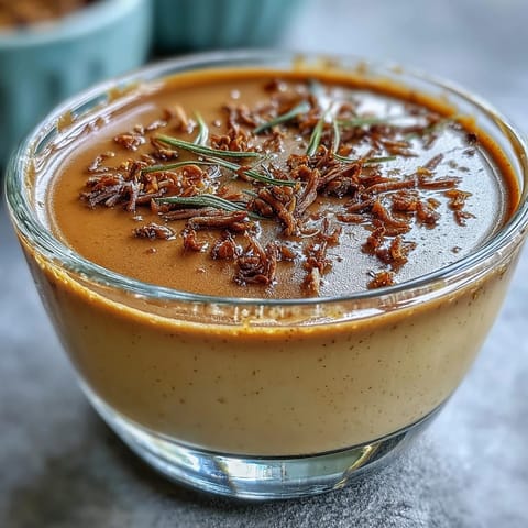 Silky Hojicha Custard Dessert