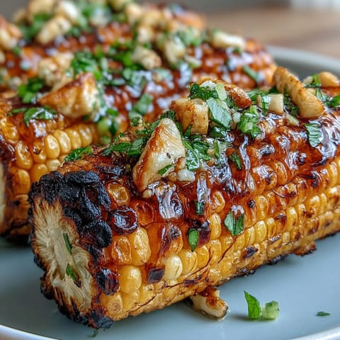 2. Sweet summer corn brushed with rich miso butter, charred to perfection for a smoky, savory side.  