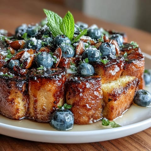 Blueberry Lemon Sourdough Toast