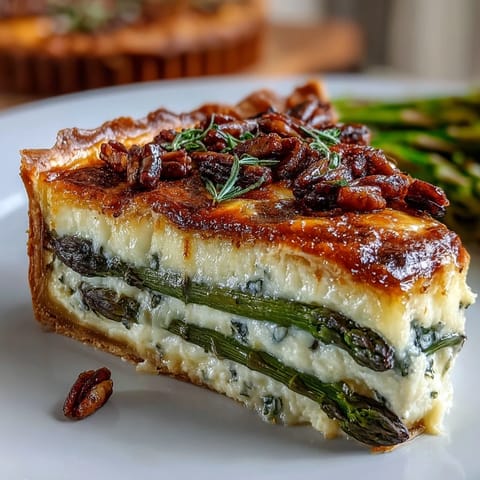 Spring Asparagus Tart Puff