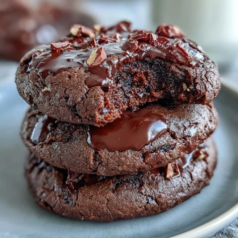 ALT image text: Shadow Milk Cookie-Inspired Dark Chocolate Vanilla Cookies with rich cocoa swirls and melty dark chocolate chunks.