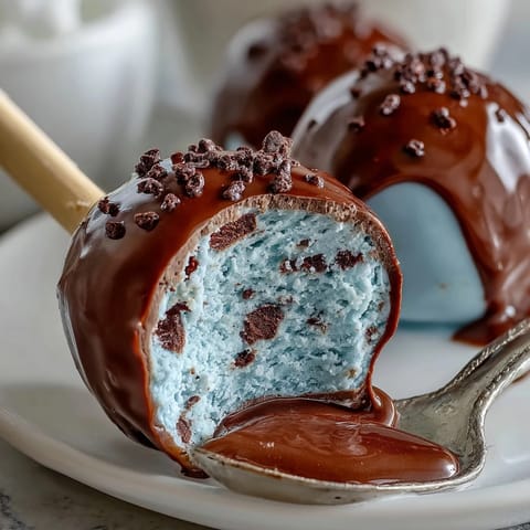 Easter-themed robins egg blue cake pops with speckled coating, perfect for spring celebrations and dessert tables.