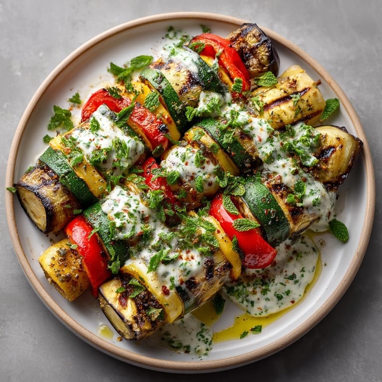 Bright green Herbed Yogurt Zhoug Sauce, perfect for enhancing the smoky flavors of summer grilling.