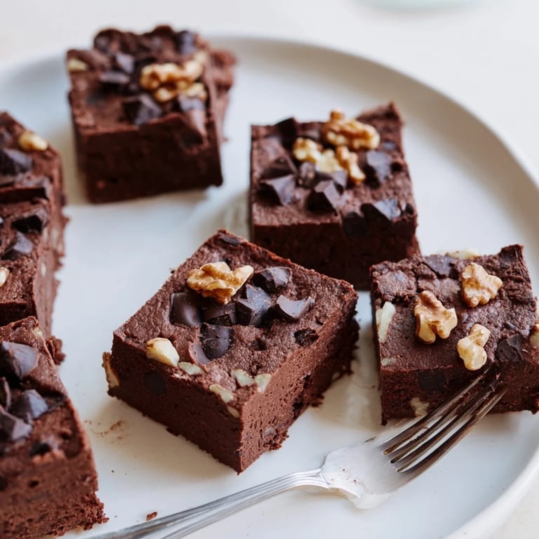 Decadent zero-waste brownies featuring nut-milk pulp for a guilt-free treat.  