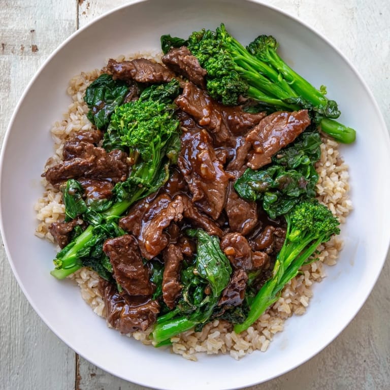 Imagine fork-tender Beef & Broccoli, served generously over fluffy rice, a complete Asian-inspired delight.