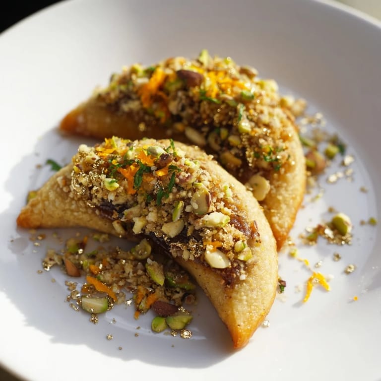 Gourmet Lunar and Star Date Platter, the star and moon dates look delicious with gold leaf finishing.