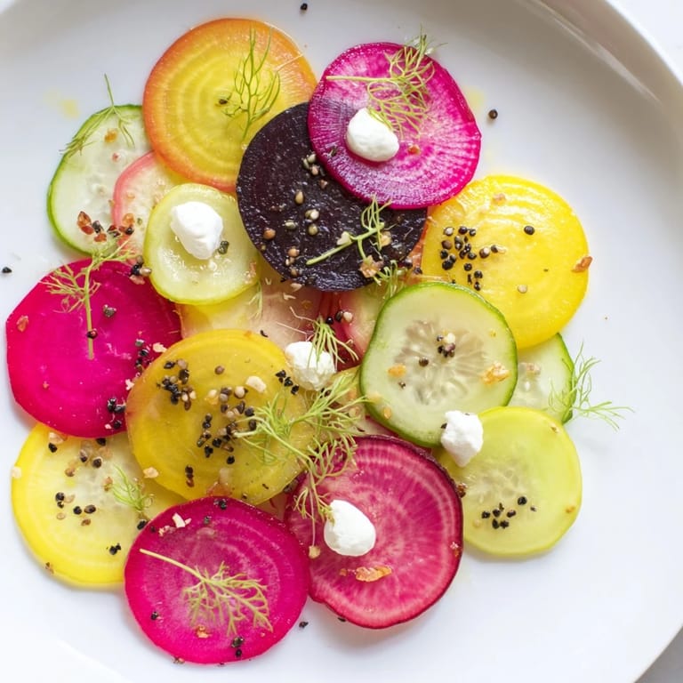 Look at the vibrant The Kinetic Motion Blur, a modern appetizer with goat cheese and toasted nuts.