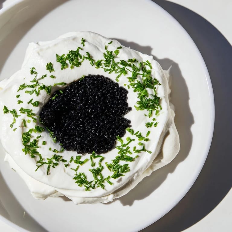 Enjoy fresh chives atop the creamy The Diamond Inlay, a pescatarian treat on a platter with crackers.