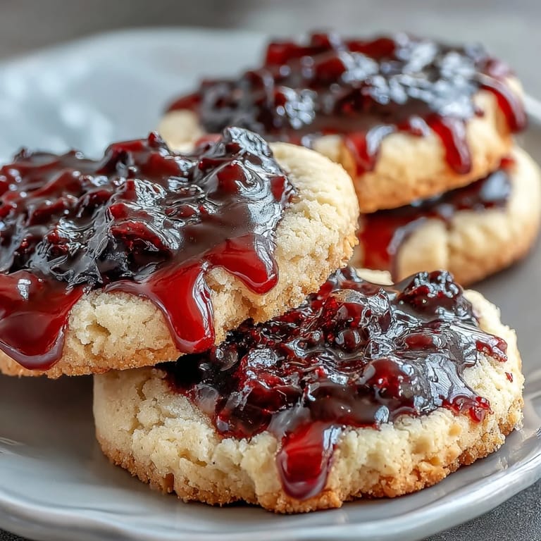 Buttery sugar cookies decorated with dramatic red icing blood, showcasing two vampire bite holes for a fun, spooky treat.